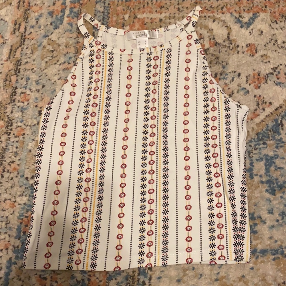 Multicolor Halter Top